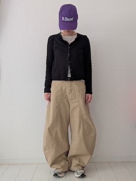 「WISH FOR EVER（ウィッシュフォーエバー）のアイテム」を使った、HEMIさん（レディース・157cm）の冬コーディネート