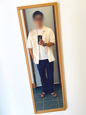 「HUGO BOSS（ヒューゴボス）のアイテム（腕時計）」を使った、ラスティーさん（メンズ・178cm）の夏コーディネート