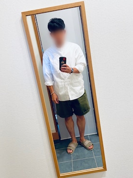 「HUGO BOSS（ヒューゴボス）のアイテム（腕時計）」を使った、ラスティーさん（メンズ・178cm）の夏コーディネート