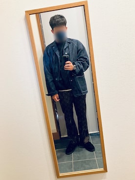 「PG（ピージー）のアイテム」を使った、ラスティーさん（メンズ・178cm）の秋コーディネート
