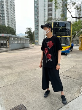 「薔薇」｜俊彥君さん（メンズ・179cm）の春コーディネート