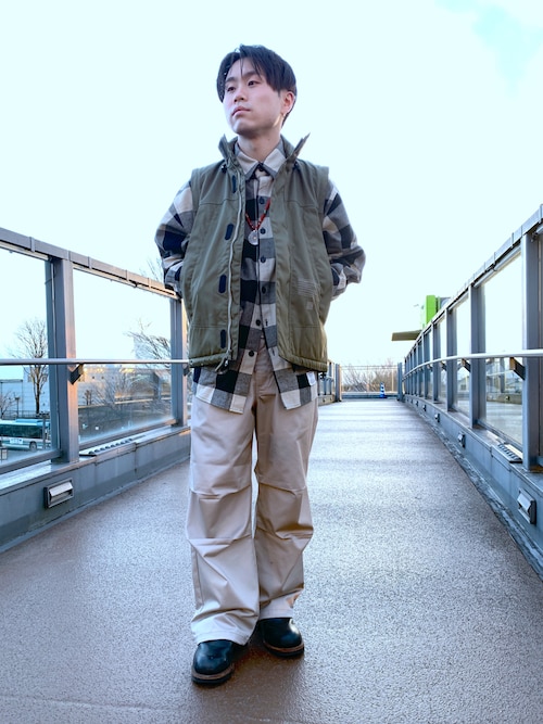 未使用 P.D.W. デタッチャブル メッシュ 多機能 ジャケット AVIREX 未使用 P.D.W. デタッチャブル メッシュ 多機能 ジャケット