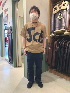 「アヴィレックス(AVIREX)」｜三品文哉さん（メンズ・164cm・20代）の夏コーディネート