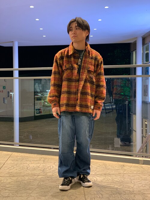 SchottショットSHAGGY PLAID SHIRTシャギーチェックシャツ