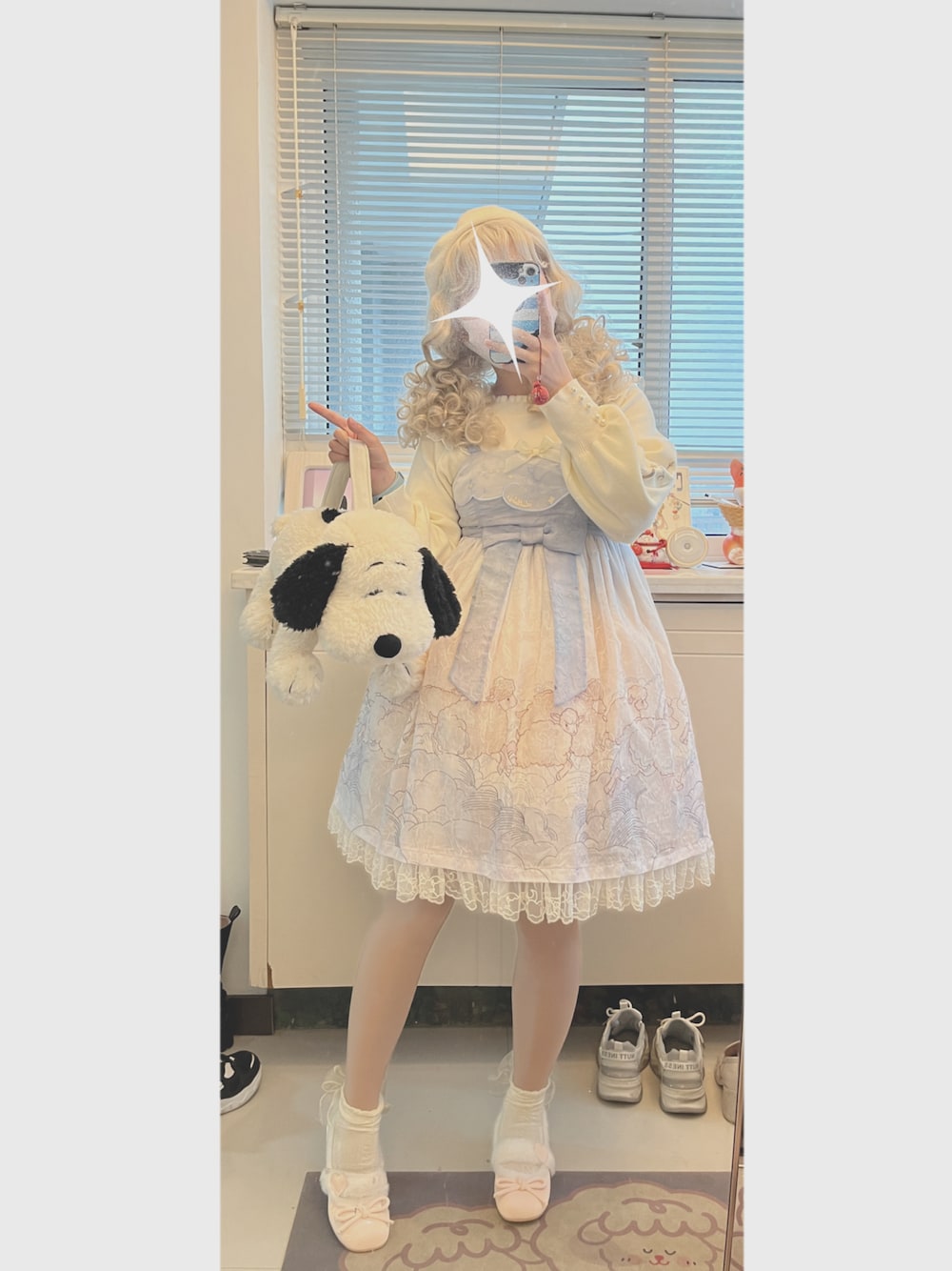 merry jenny スヌーピー snoopy ぬいぐるみ ハンド バッグ merry jenny snoopy BAG（ブラック） -靴＆ファッション通販