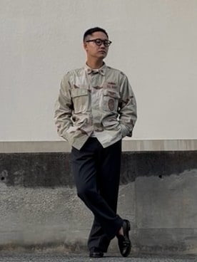 「ALDEN（オールデン）のアイテム（ローファー）」を使った、としかつさん（メンズ・171cm）の秋コーディネート