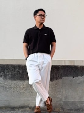 「ALDEN（オールデン）のアイテム」を使った、としかつさん（メンズ・171cm）の春コーディネート