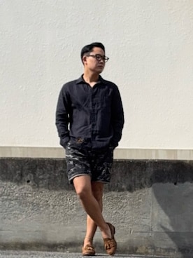 「ALDEN（オールデン）のアイテム（ローファー）」を使った、としかつさん（メンズ・171cm）の夏コーディネート