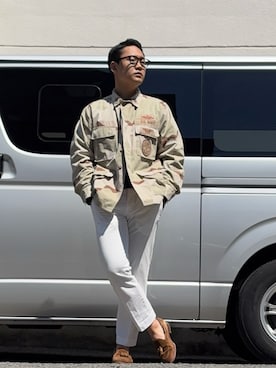 「ALDEN（オールデン）のアイテム」を使った、としかつさん（メンズ・171cm）の春コーディネート