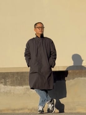 「NEW BALANCE（ニューバランス）のアイテム（スニーカー、ブラック系）」を使った、としかつさん（メンズ・171cm）の冬コーディネート