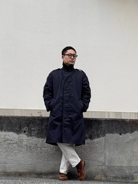 「ALDEN（オールデン）のアイテム」を使った、としかつさん（メンズ・171cm）の春コーディネート