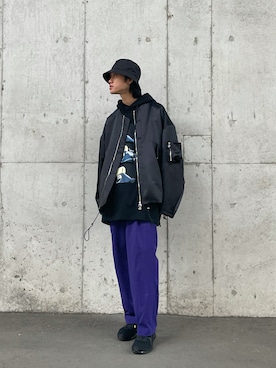 小田十夢さん(メンズ・178cm)の秋コーディネート