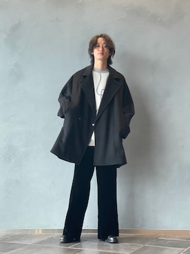 「Lui's（ルイス）のアイテム（その他アウター）」を使った、小田十夢さん（メンズ・178cm）の秋コーディネート