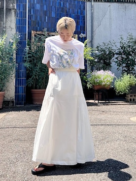 Yoshida Aoiさん（レディース・155cm）の夏コーディネート