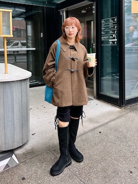 「アイテム（その他アウター）」を使った、Yoshida Aoiさん（レディース・155cm・30代）の秋コーディネート