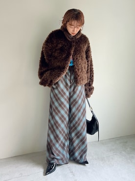 「アイテム（その他アウター）」を使った、Yoshida Aoiさん（レディース・155cm・30代）の秋コーディネート