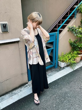 Yoshida Aoiさん（レディース・155cm）の春コーディネート