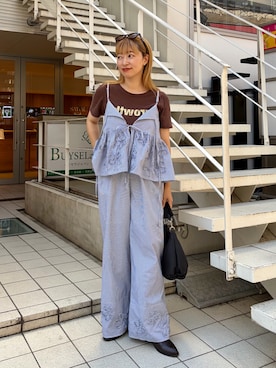 Yoshida Aoiさん(レディース・155cm)の夏コーディネート