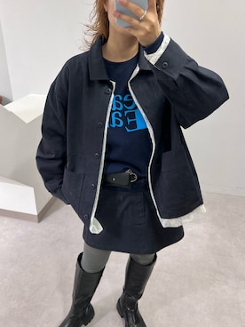 「アイテム（その他アウター）」を使った、Yoshida Aoiさん（レディース・155cm・30代）の冬コーディネート