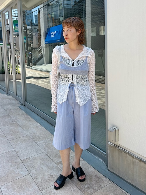 kastane 【S.Mサイズ展開】衿付きレースプルオーバー　アイボリー　M 新色追加/S.Mサイズ展開】衿付きレースプルオーバー | Kastane