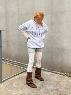 「WHIMSIC（ウィムジック）のアイテム」を使った、Yoshida Aoiさん（レディース・155cm）の夏コーディネート