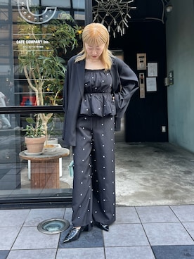 「Kastane（カスタネ）のアイテム（ジャケット/アウター）」を使った、Yoshida Aoiさん（レディース・155cm）の春コーディネート