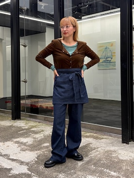 「WHIMSIC（ウィムジック）のアイテム」を使った、Yoshida Aoiさん（レディース・155cm）の夏コーディネート
