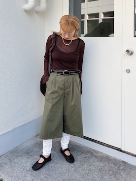 Yoshida Aoiさん(レディース・155cm)の夏コーディネート