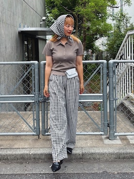 Yoshida Aoiさん（レディース・155cm）の夏コーディネート