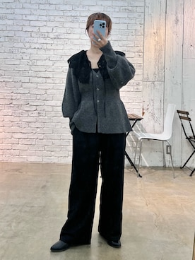 「アイテム（その他アウター）」を使った、Yoshida Aoiさん（レディース・155cm・30代）の冬コーディネート