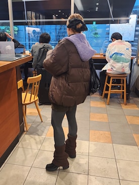 Yoshida Aoiさん（レディース・155cm）の秋コーディネート
