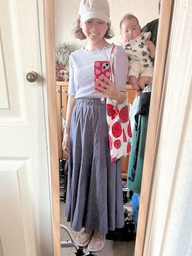 「Marc by Marc Jacobs（マークバイマークジェイコブス）のアイテム（腕時計）」を使った、Misakiさん（レディース・160cm）の春コーディネート