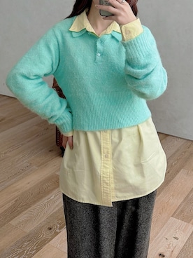 「Perushu（ペルーシュ）のアイテム」を使った、kasumiさん（レディース・163cm）の冬コーディネート