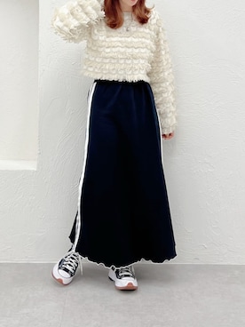 「soie by apres jour mignon（ソワバイアプレジュールミニョン）のアイテム」を使った、kasumiさん（レディース・163cm）の秋コーディネート