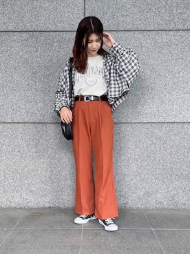 「アイテム（その他）」を使った、kasumiさん（レディース・163cm・30代）の秋コーディネート