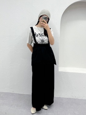 Mardi Mercredi ポロシャツ ワンピース黒 Mardi Mercredi ポロシャツ ワンピース黒