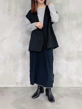 kasumiさん（レディース・163cm）の春コーディネート