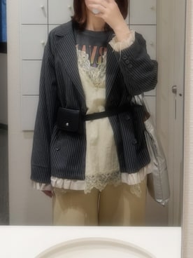 frill layered design jacket / フリルレイヤードデザインジャケットを