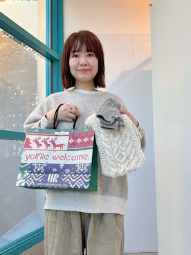 「アイテム（その他トップス）」を使った、くずみさん（レディース・159cm）の秋コーディネート