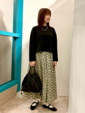 くずみさん（レディース・159cm）の秋コーディネート