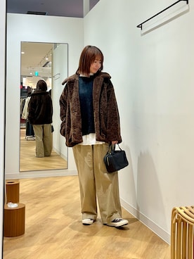 くずみさん(レディース・159cm)の冬コーディネート