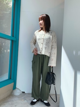 くずみさん（骨格ウェーブ・レディース・159cm・40代）の秋コーディネート