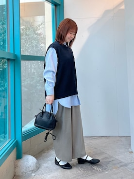 くずみさん（レディース・159cm）の冬コーディネート