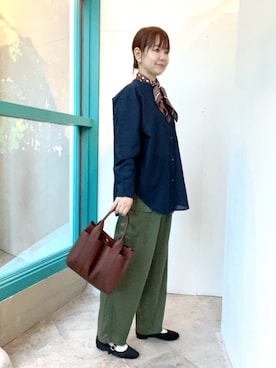 くずみさん（レディース・159cm・40代）の秋コーディネート