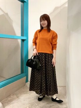 くずみさん（レディース・159cm・40代）の秋コーディネート