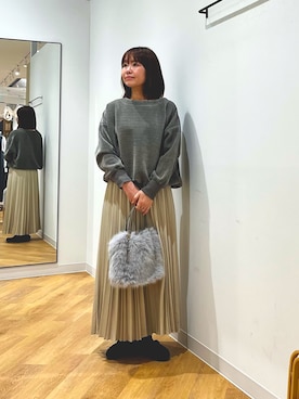 くずみさん（レディース・159cm）の冬コーディネート