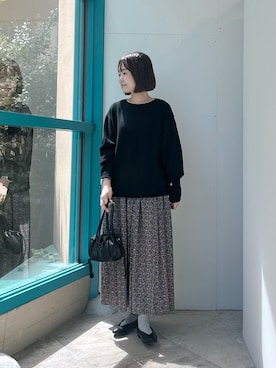 くずみさん（レディース・159cm・50代）の秋コーディネート