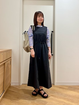「帰省コーデ」｜くずみさん（レディース・159cm）の春コーディネート