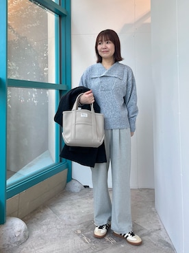 「アイテム（その他アウター）」を使った、くずみさん（レディース・159cm・40代）の秋コーディネート