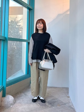 くずみさん（レディース・159cm）の冬コーディネート